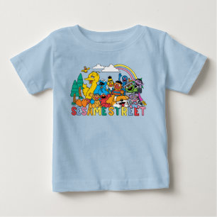 Sesame Street   Rainbow Wave Baby T-Shirt