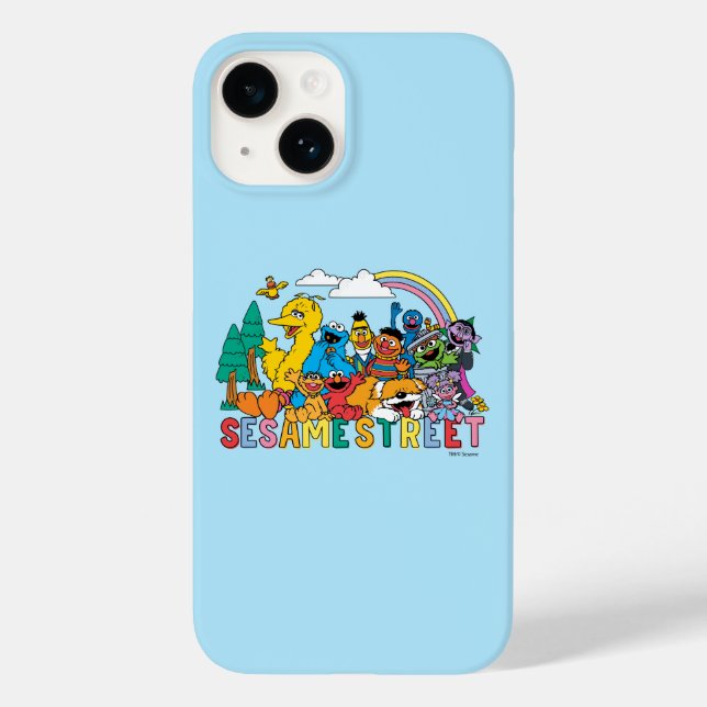 Sesame Street | Rainbow Wave Case-Mate iPhone Case (Back)