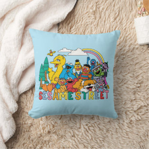 Sesame Street Rainbow Wave Cushion