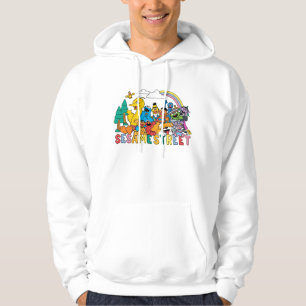 Sesame Street Rainbow Wave Hoodie