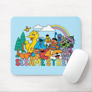 Sesame Street Rainbow Wave Mouse Mat