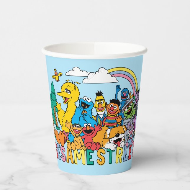 Sesame Street | Rainbow Wave Paper Cups (Left)