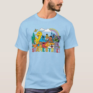 Sesame Street   Rainbow Wave T-Shirt