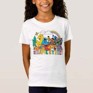 Sesame Street Rainbow Wave T-Shirt