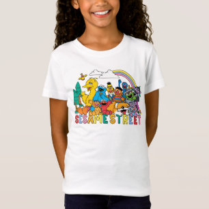 Sesame Street Rainbow Wave T-Shirt
