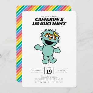 Sesame Street Rosita - Birthday Invitation