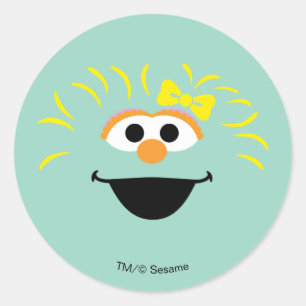 Sesame Street Rosita Face Art Classic Round Sticker