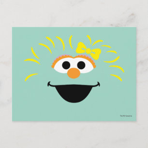 Sesame Street Rosita Face Art Postcard