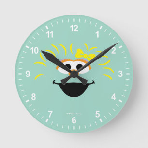 Sesame Street Rosita Face Art Round Clock