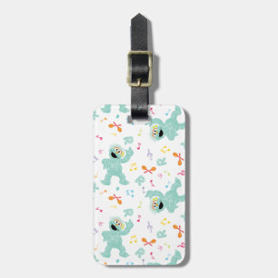 Sesame Street   Rosita Music Scribble Pattern Luggage Tag