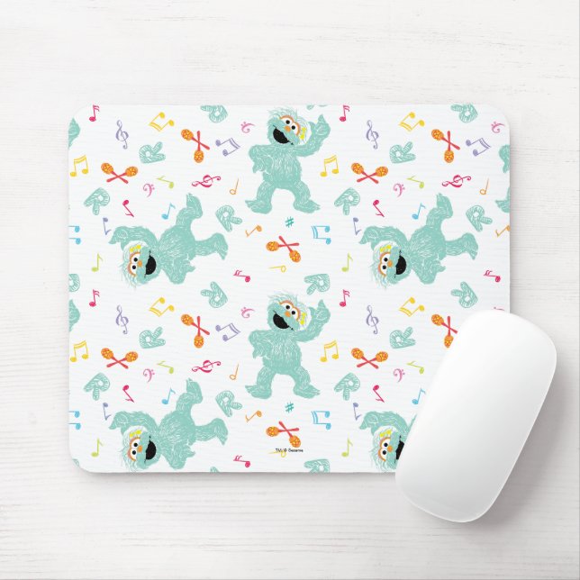 Sesame Street | Rosita Music Scribble Pattern Mouse Mat (With Mouse)