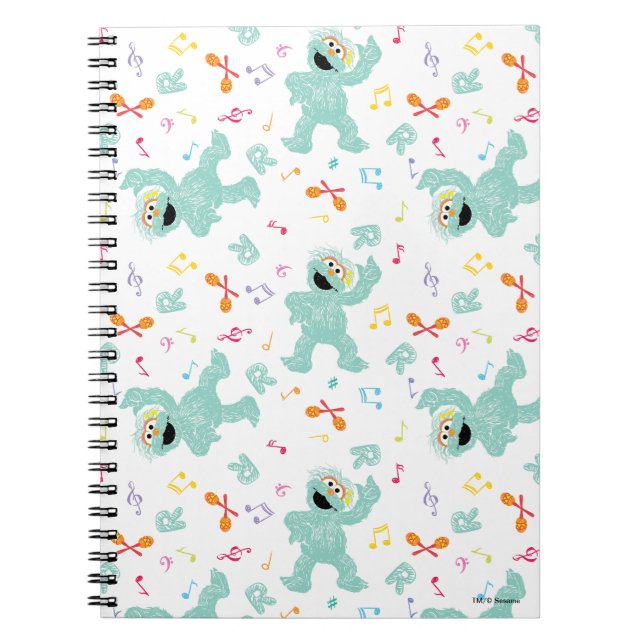 Sesame Street | Rosita Music Scribble Pattern Notebook (Front)