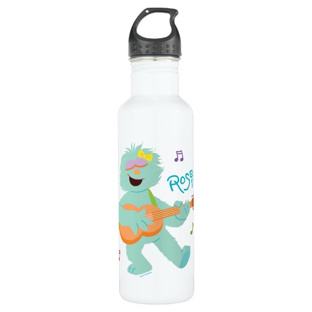 Sesame Street | Rosita Playing Guitar 710 Ml Water Bottle (Front)