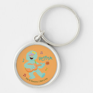 Sesame Street Rosita Playing Guitar Key Ring
