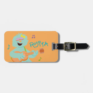 Sesame Street   Rosita Playing Guitar Luggage Tag