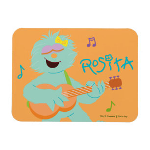 Sesame Street   Rosita Playing Guitar Magnet