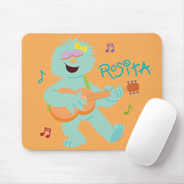 Sesame Street | Rosita Playing Guitar Mouse Mat (With Mouse)