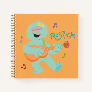 Sesame Street Rosita Playing Guitar Notebook