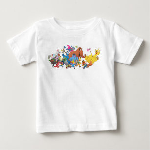 Sesame Street Run! Character Illustration Baby T-Shirt