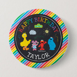 Sesame Street Sesame Friends 7.5 Cm Round Badge
