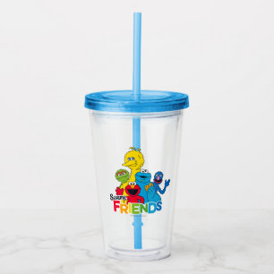 Sesame Street Sesame Friends Acrylic Tumbler