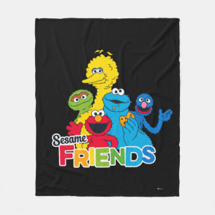 Sesame Street Sesame Friends Fleece Blanket