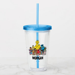 Sesame Street Sesame Pals Add Your Name Acrylic Tumbler