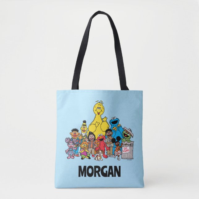 Sesame Street | Sesame Pals Add Your Name Tote Bag (Front)