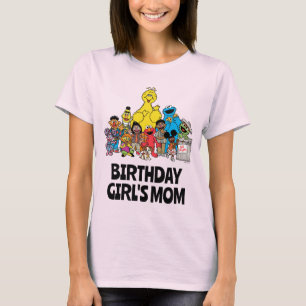 Sesame Street Sesame Pals Birthday Girl's Mum T-Shirt