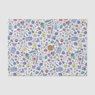 Sesame Street Sesame Pals Doodle Pattern Tissue Paper