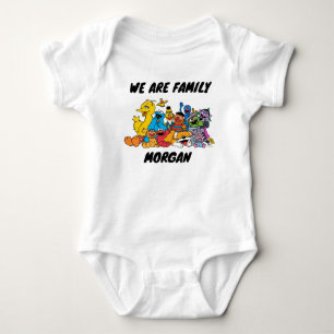 Sesame Street Sesame Pals Family Add Name Baby Bodysuit
