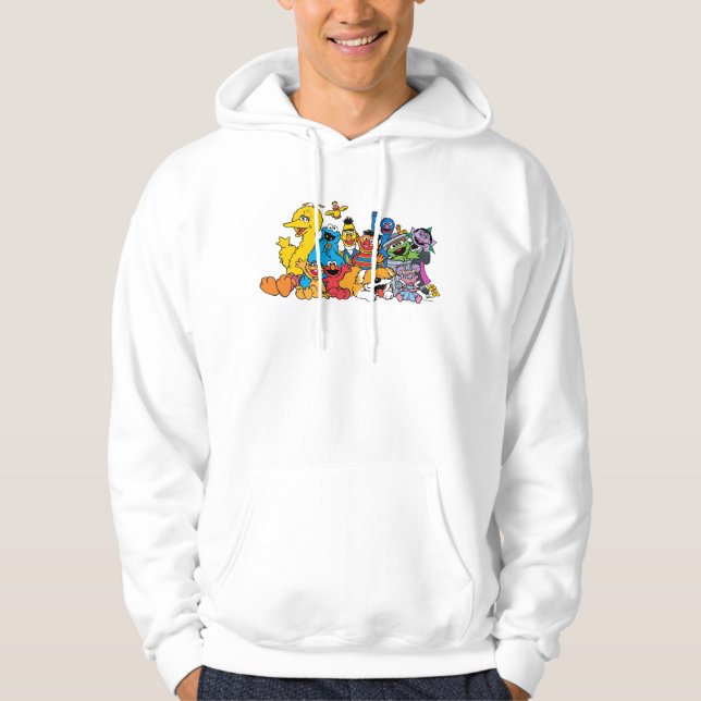 Sesame Street | Sesame Pals Group Portrait Hoodie (Front)
