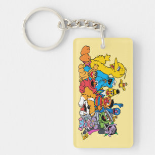 Sesame Street Sesame Pals Group Portrait Key Ring