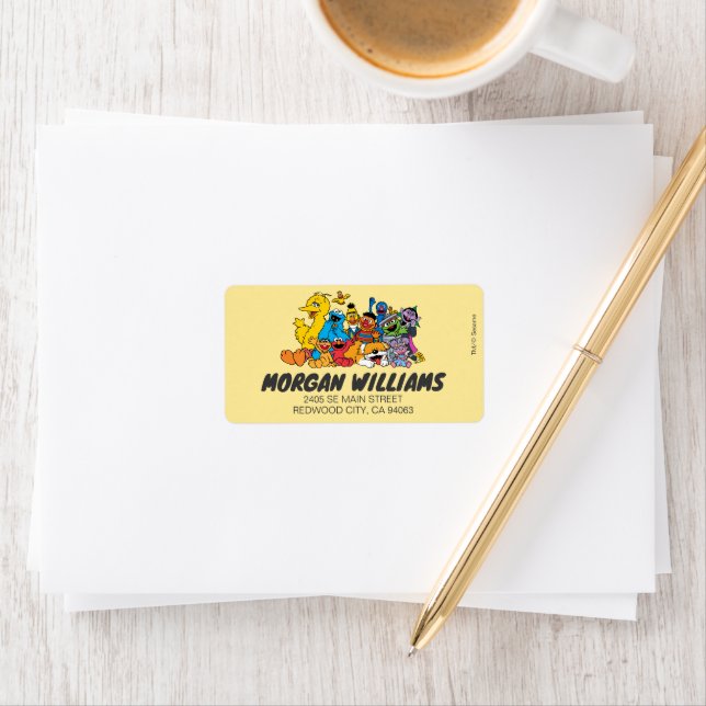 Sesame Street | Sesame Pals Group Portrait Label (Insitu)