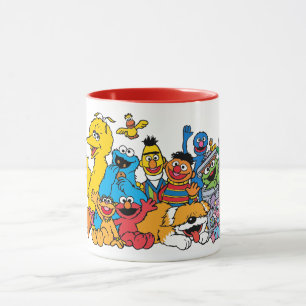 Sesame Street Sesame Pals Group Portrait Mug