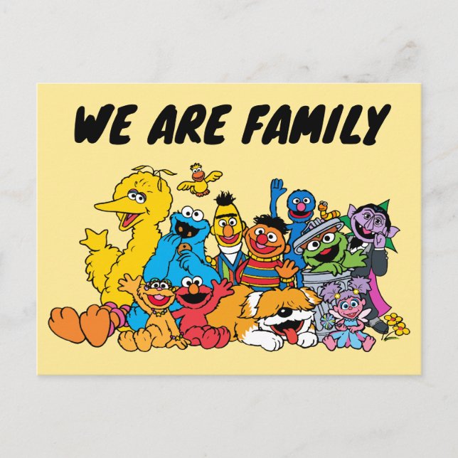 Sesame Street | Sesame Pals Group Portrait Postcard (Front)