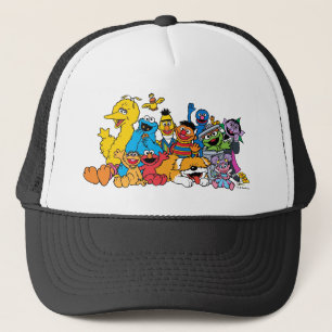Sesame Street Sesame Pals Group Portrait Trucker Hat