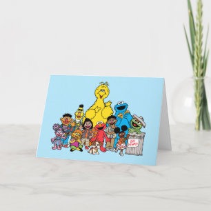 Sesame Street Sesame Pals Hanging Out Holiday Card