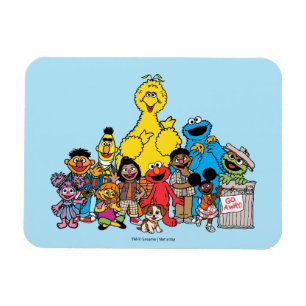 Sesame Street Sesame Pals Hanging Out Magnet