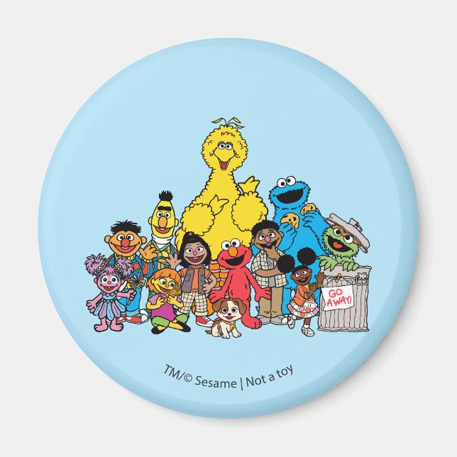 Sesame Street | Sesame Pals Hanging Out Magnet (Front)