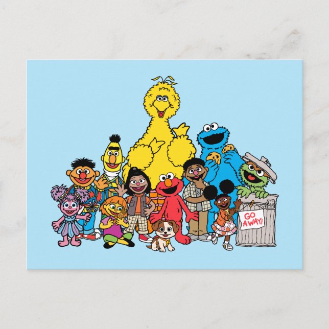 Sesame Street | Sesame Pals Hanging Out Postcard (Front)