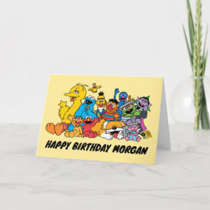 Sesame Street Sesame Pals Happy Birthday Holiday Card