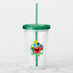 Sesame Street Sesame Pals Since 1969 Acrylic Tumbler