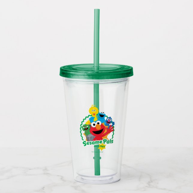 Sesame Street | Sesame Pals Since 1969 Acrylic Tumbler (Front)