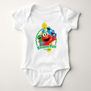 Sesame Street   Sesame Pals Since 1969 Baby Bodysuit