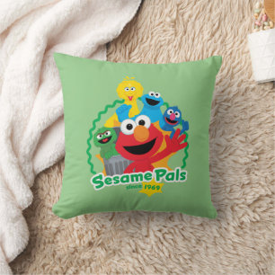 Sesame Street   Sesame Pals Since 1969 Cushion