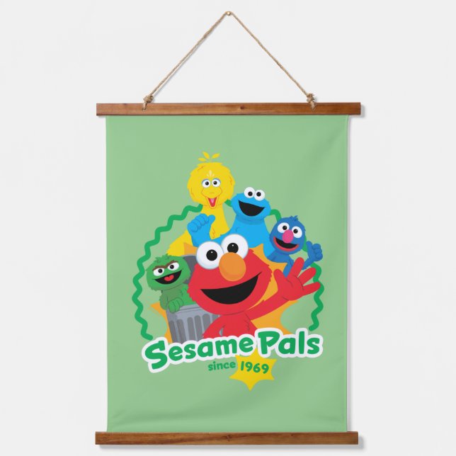 Sesame Street | Sesame Pals Since 1969 Hanging Tapestry (Front)