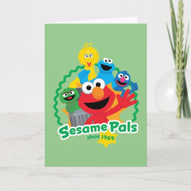 Sesame Street | Sesame Pals Since 1969 Holiday Card (Front)