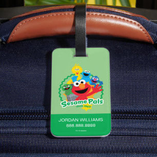 Sesame Street Sesame Pals Since 1969 Luggage Tag