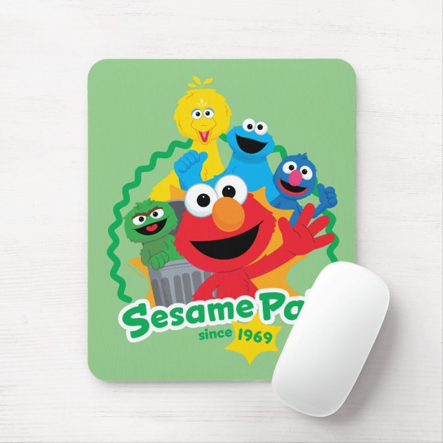 Sesame Street | Sesame Pals Since 1969 Mouse Mat (With Mouse)